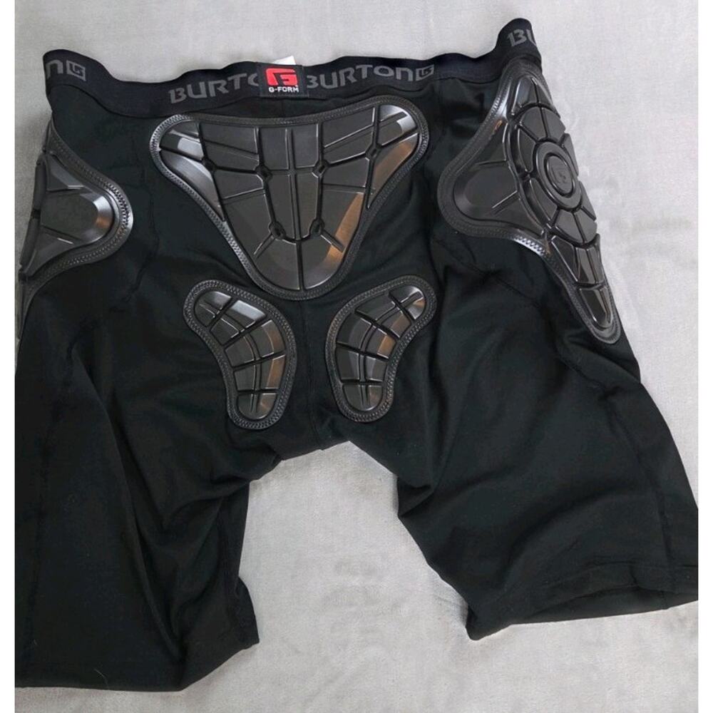 Burton Total Impact Men's Padded Baselayer Shorts Black Size XL Dry Ride G Form